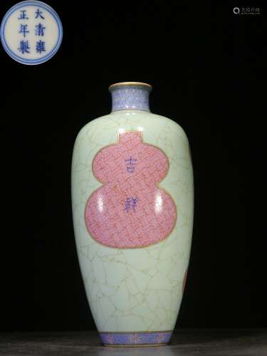 backflow:chinese porcelain vase,republic period