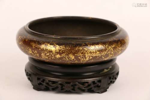 chinese old collection bronze censer