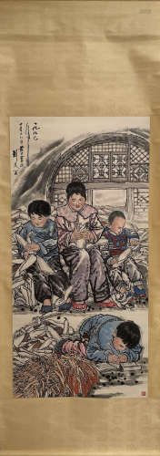 chinese painting by liu wenxi