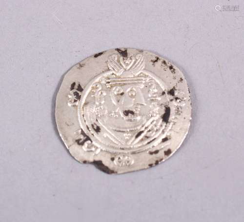 ISLAMIC SILVER COIN - ARAB-SASANIAN, 'Abbasid Governors of Tabaristan, 'Umar (b. al-'Ala), AD 771-