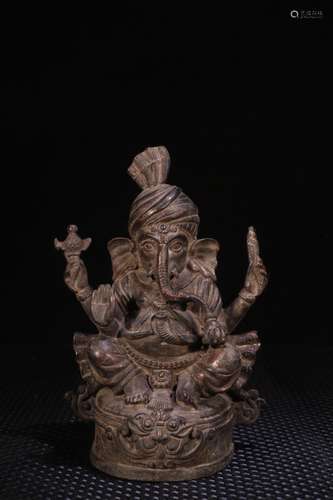 A Chinese Bronze Buddha Ornament