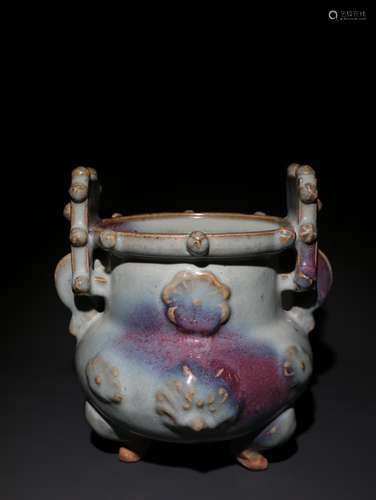 A Chinese Porcelain Jun Kiln Censer