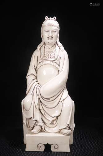 A Chinese Porcelain Dehua Figure Ornament