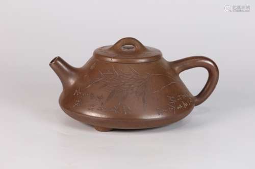 A Chinese Zisha Teapot