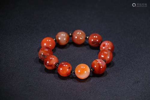 A Tibetan Agate Bracelet