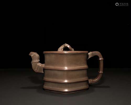 A Chinese Zisha Teapot With Mark