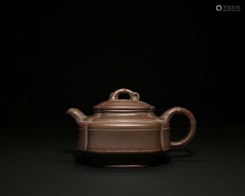 A Chinese Zisha Teapot With Mark