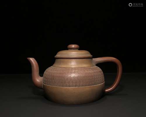 A Chinese Zisha Teapot With Mark