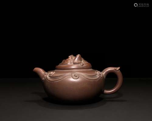 A Chinese Zisha Teapot With Mark