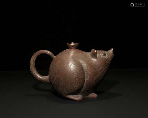 A Chinese Zisha Teapot With Mark