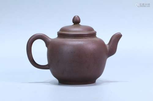 A Chinese Zisha Teapot With Mark