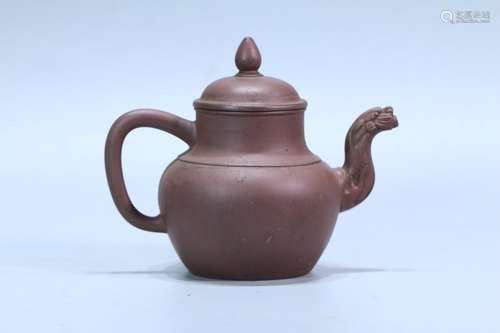 A Chinese Zisha Teapot