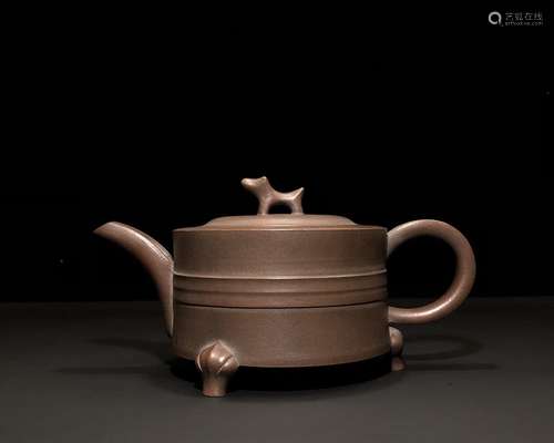 A Chinese Zisha Teapot With Mark