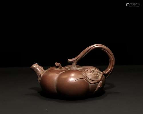 A Chinese Zisha Teapot With Mark