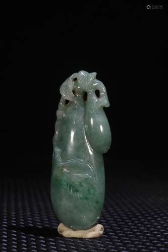 A Chinese Jadeite Hand Piece