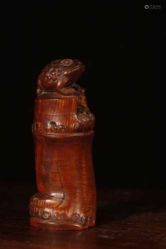 A Chinese Bamboo Beast Seal