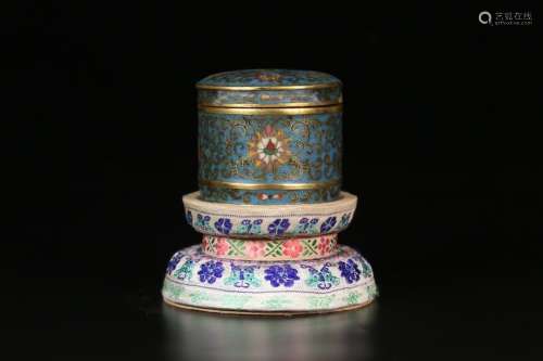 A Chinese Cloisonne Thumb Ring