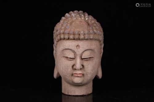 A Chinese Phoebe Zhennan Buddha Head