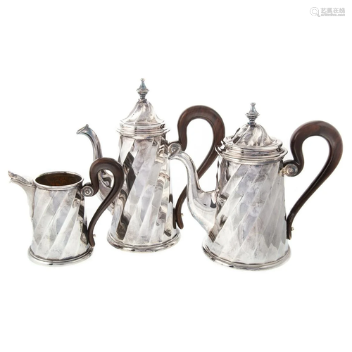 3-Piece Italian Sterling Partial Coffee/Tea Svc.