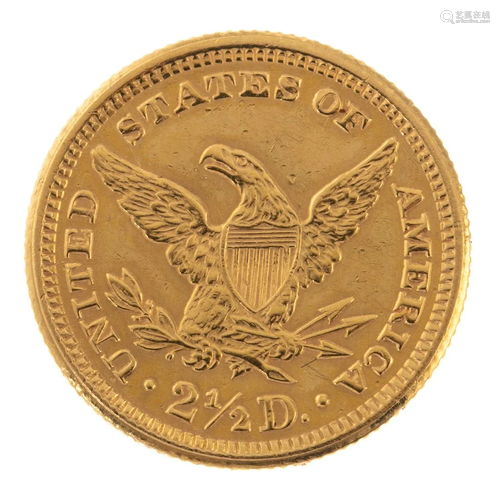 A 1907 Liberty Head $2.50 Dollar Gold Coin Brooch