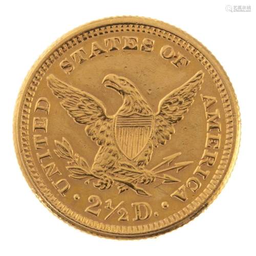 A 1907 Liberty Head $2.50 Dollar Gold Coin Brooch