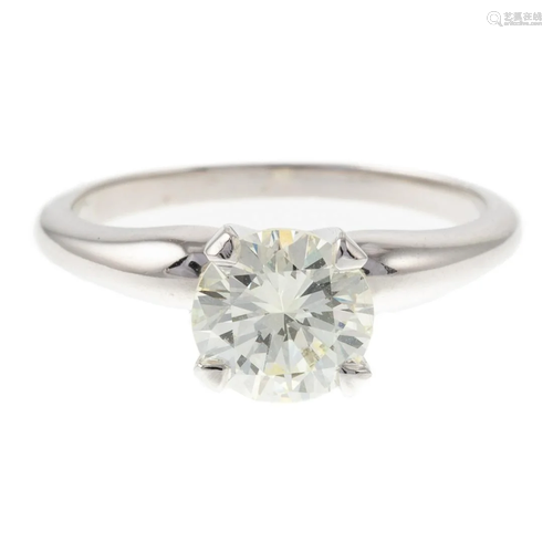 A 1.10 ct Solitaire Diamond Ring in Platinum