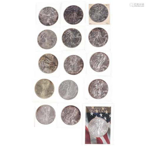 15 Silver American Eagles