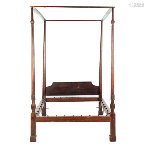 Important American Canopy Bed, Attr. John Townsend