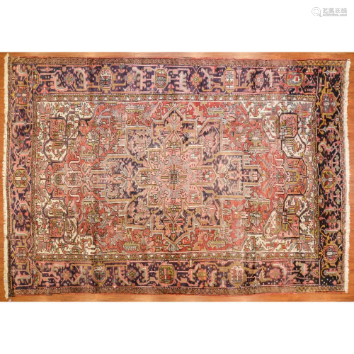 Heriz Carpet, Persia, 9.3 x 13.3