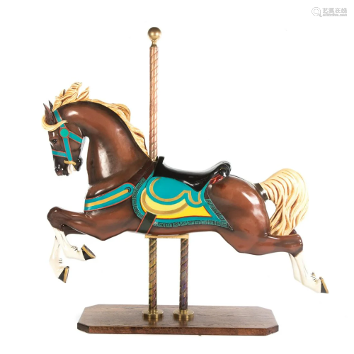 Carved/Painted Wood Carousel Horse