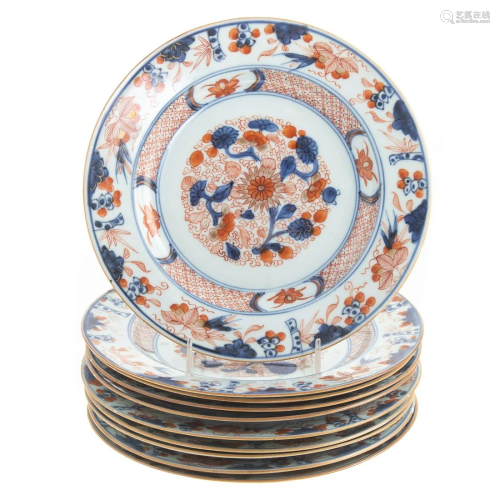 10 Chinese Export Imari Plates