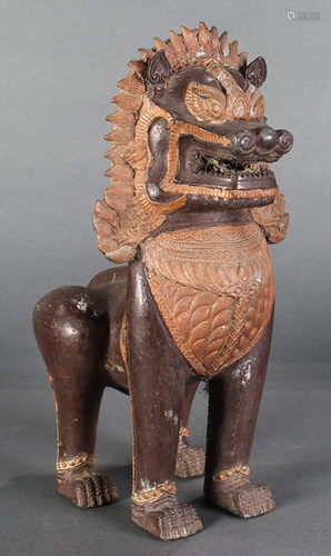 Burmese bronze lion