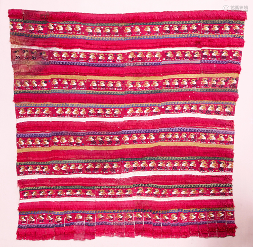 A flatweave woven textile