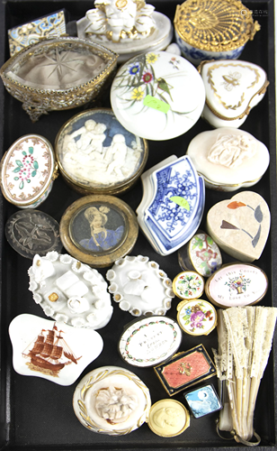 Collection of pill boxes