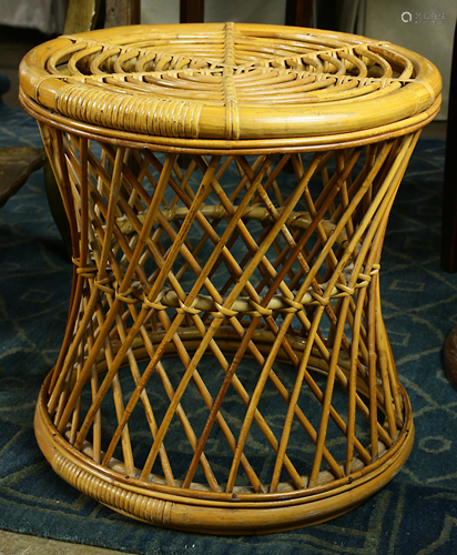 McGuire style bamboo occasional table