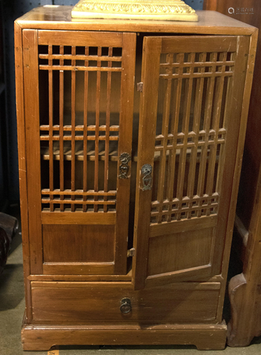 Chinese elm cabinet