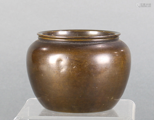 Japanese bronze censer