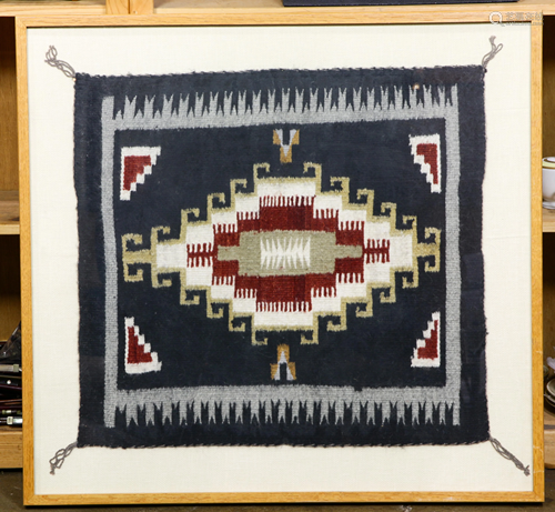 Navajo Two Grey Hills wool rug