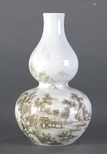 Chinese double gourd vase