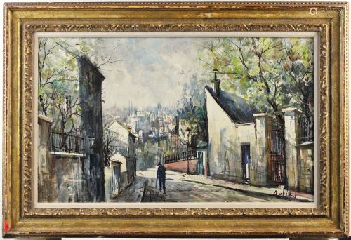 Paintings, Walking the Streets of Montmarte