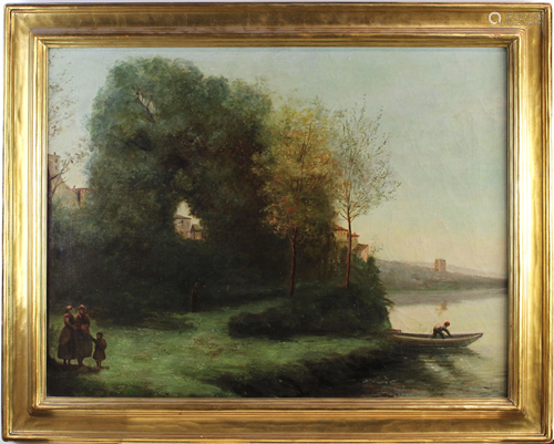 Painting, Castel Gandolfo After Corot