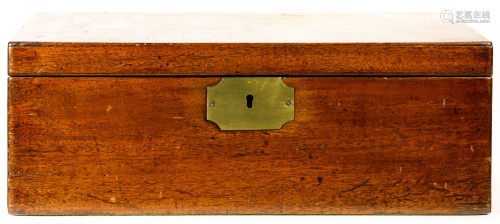 A Regency mahogany lap desk