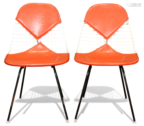 A Charles and Ray Eames for Herman Miller DKR wire