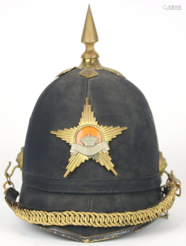 A Dutch Victorian Princess Irene Regiment spiked helmet