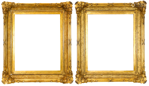 A pair of Victorian Renaissance Revival gesso and gilt