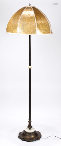 A Spanish Revival style floor lamp