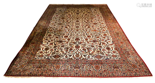 A semi Antique Persian Isphahan carpet