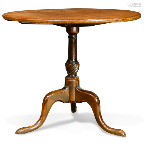 a period Chippendale tilt top tea table circa 1780