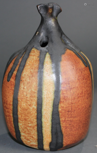 An Andrew Bergloff & Studio art pottery vessel