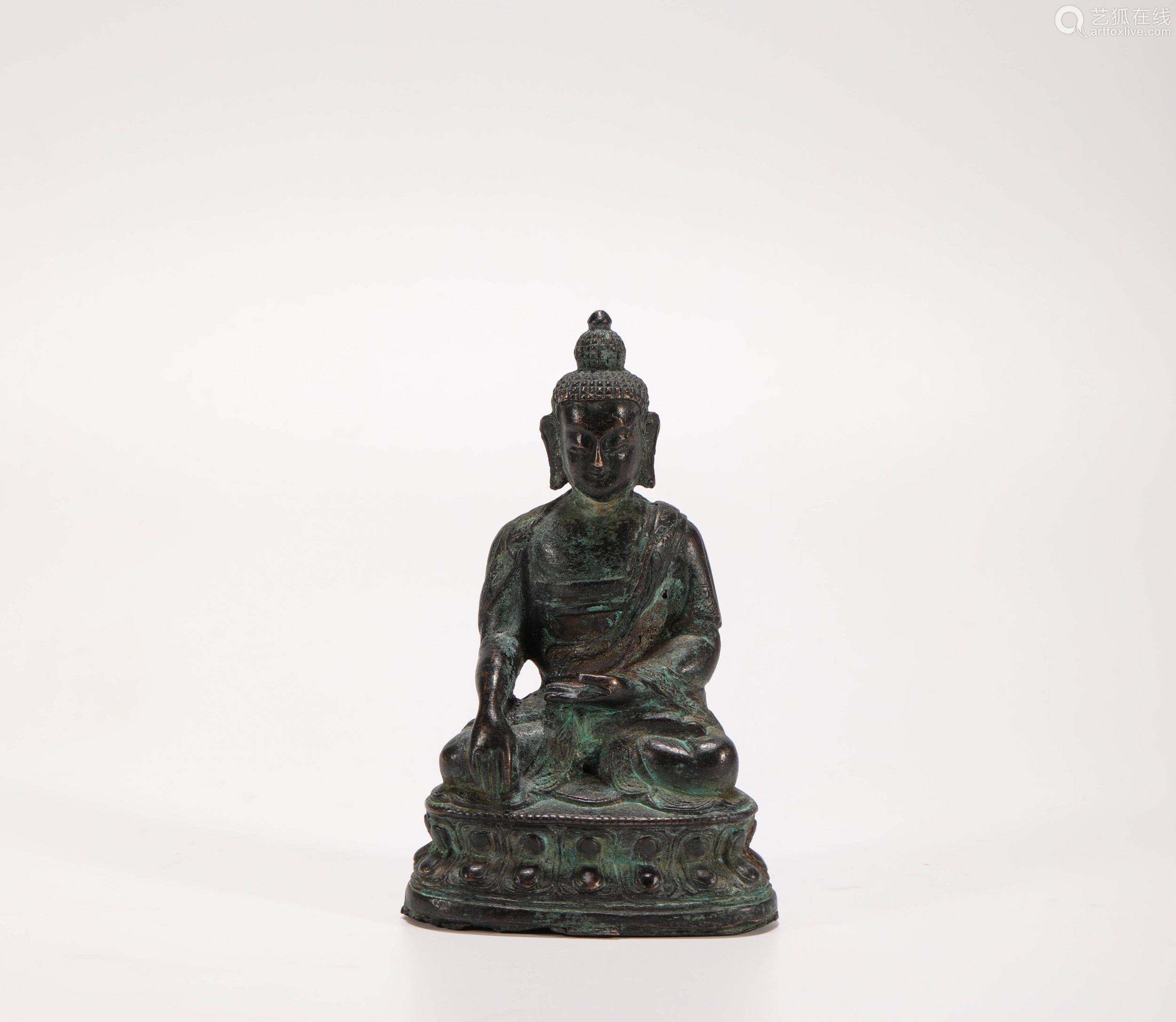 Copper Texture Sakyamuni Statue From Qing清代銅質釋迦摩尼佛 Deal Price Picture